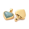 Natural Amazonite Charms G-E538-02G-05-3