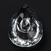 Transparent Glass Pendants GLAA-R223-03K-2