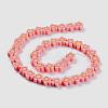 Handmade Flower Polymer Clay Beads Strands CLAY-M003-07F-2