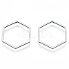 Non-Tarnish 201 Stainless Steel Linking Rings STAS-N090-T13-1-1