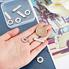 12Pcs 2 Style 304 Stainless Steel Pendants STAS-DC0010-22-3