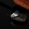 Alloy Micro Pave Cubic Zirconia Finger Rings for Men FS-WGE231C-05-3