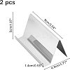 Stainless Steel Business Card Frame LS-ODIS-WH0008-37P-2