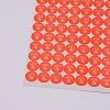 Size S Clothing Size Round Sticker Labels DIY-WH0209-86G-2