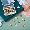 30Pcs 5 Style Alloy Rhinestone Pendants FIND-TA0009-16-5