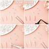 40Pcs 2 Styles Zinc Alloy Rhinestone Cabochons FIND-CP0002-11-6