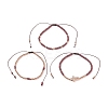 Adjustable Nylon Cord Braided Bead Bracelets Sets BJEW-JB05735-01-1
