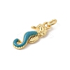 Brass Enamel Pendants KK-H267-106G-2
