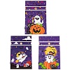 50Pcs Rectangle Halloween Candy Plastic Bags ABAG-U001-01D-1