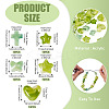 50Pcs 5 Styles Acrylic Beads OACR-TA0003-65-4
