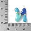 Brass Enamel Pendants X-KK-E093-03G-N-01-3