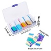 10 Color PET Paper Nail Care Decoration DIY-CP0003-68-2