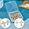 18Pcs 9 Styles Alloy with Crystal Rhinestone Pendants ALRI-TA0001-34-5