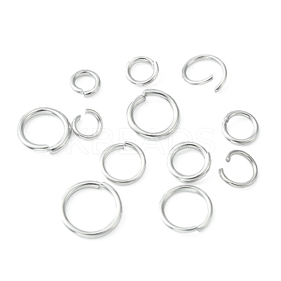 12 Styles 304 Stainless Steel Open Jump Rings Sets DIY-FS0004-13-1