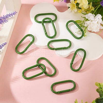 10Pcs Alloy Spring Gate Rings FIND-TA0009-25B-1