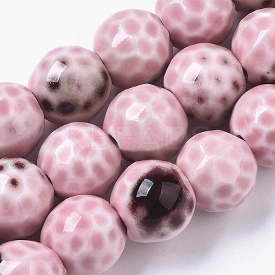 Handmade Porcelain Beads PORC-S498-22K-1
