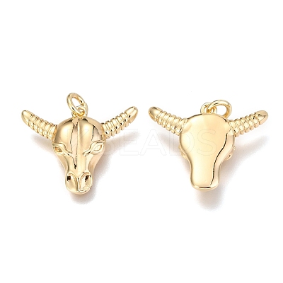 Brass Pendants KK-O132-02G-1