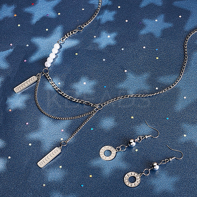 12Pcs 2 Style 304 Stainless Steel Pendants STAS-DC0010-22-1