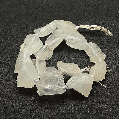 Natural Quartz Crystal Beads Strands G-E382-02A-1