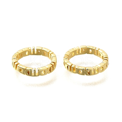 Brass Bead Frame KK-S508-40G-01-1