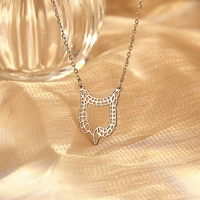 304 Stainless Steel Pendant Necklaces for Women RN1882-1-1