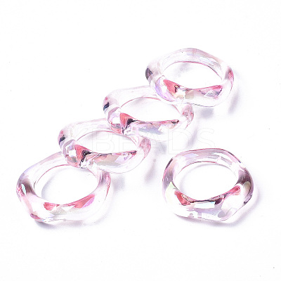 Transparent Resin Finger Rings LS-RJEW-T013-001-E03-1