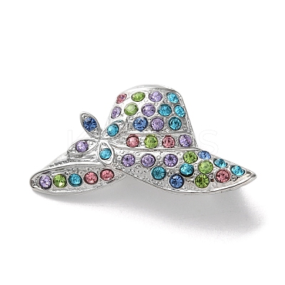 Fashion Platinum Zinc Alloy Enamel Pins JEWB-D068-01P-01-1