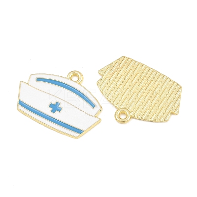 Medical Theme Alloy Enamel Pendants AL-CBA2919-03G-05A-1