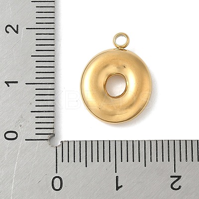 304 Stainless Steel Initial Pendants STAS-S186-12O-G-1
