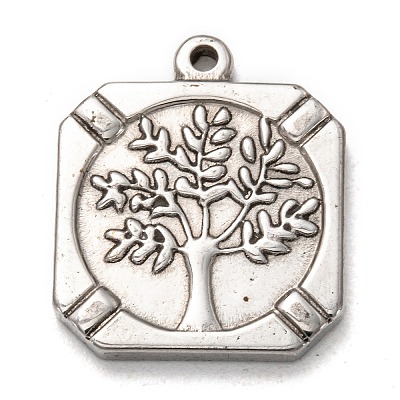 Non-Tarnish 304 Stainless Steel Pendants STAS-I170-29P-1