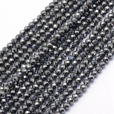 Terahertz Stone Beads Strands G-E411-15-4mm-1