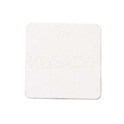 Square Paper Hair Clip Display Cards DIY-B061-01B-09-1
