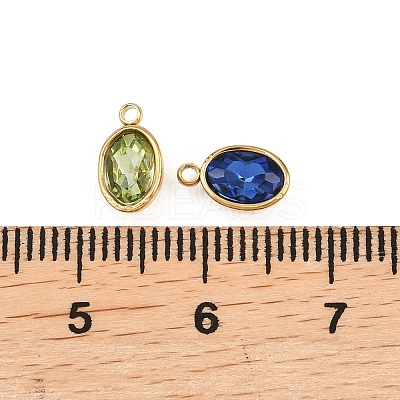Glass Charms STAS-P437-15D-G-1