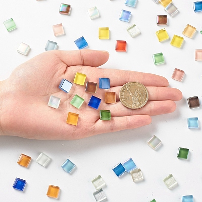 Mosaic Tiles Glass Cabochons DIY-P045-02-1