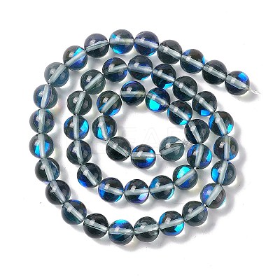 Synthetic Moonstone Beads Strands G-E573-02B-29-1