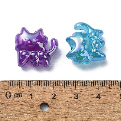 Imitation Jelly Acrylic Beads OACR-E033-17-1