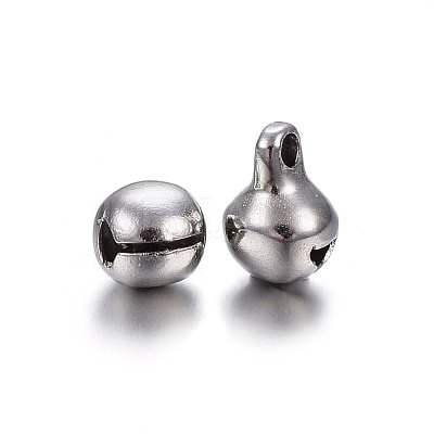 Tarnish Resistant 304 Stainless Steel Bell Charms STAS-F174-20P-A-1