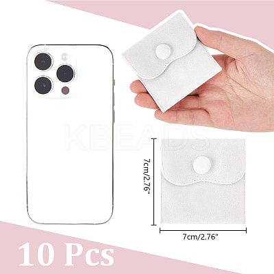 10Pcs Velvet Jewelry Pouches AJEW-NB0005-66G-1