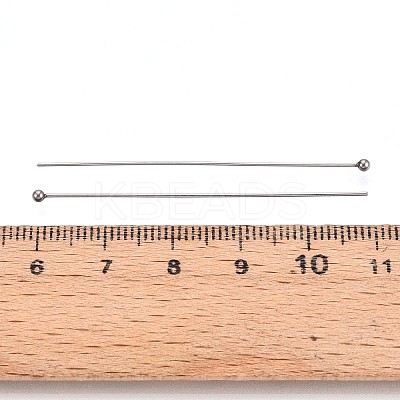 304 Stainless Steel Head Pins STAS-T065-50mm-20P-1