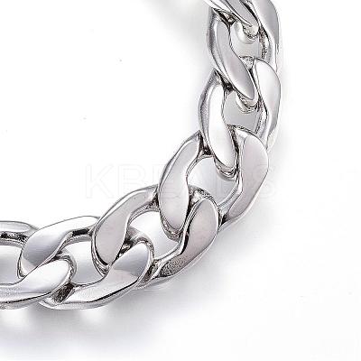 Tarnish Resistant 304 Stainless Steel Bracelets STAS-D162-11-1