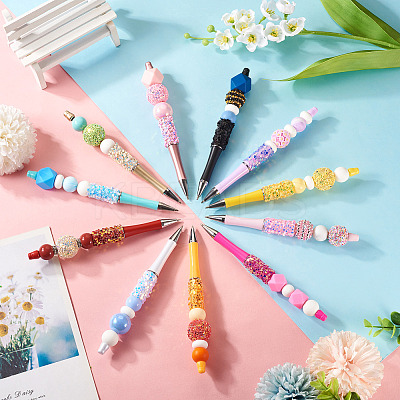 8Pcs Star Sequin Ball-Point Pen FIND-TA0006-15H-1