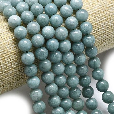 Natural Malaysia Jade Beads Strands G-L645-A01-8mm-12-1