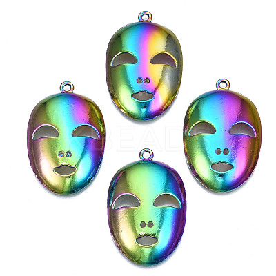 Rainbow Color Alloy Pendants PALLOY-N156-194-NR-1