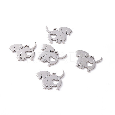 Non-Tarnish 201 Stainless Steel Charms LS-STAS-G273-02P-1