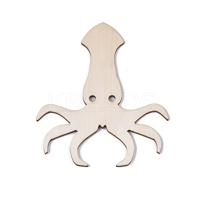 Octopus Shape Unfinished Wood Cutouts DIY-ZX040-03-03-1