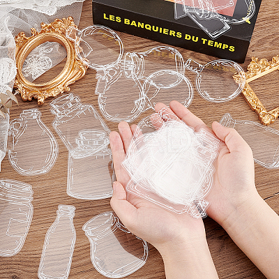 120Pcs 4 Styles PET Adhesive Waterproof Stickers Set STIC-GA0001-03-1