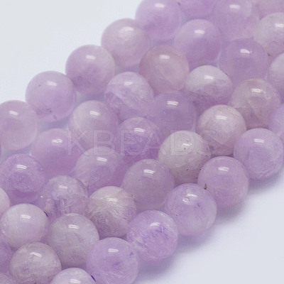 Natural Kunzite Beads Strands G-L478-14-6mm-1