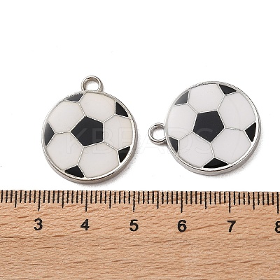 (Defective Closeout Sale: Enamel Yellowing) Eco-Friendly Alloy Enamel Pendants PALLOY-XCP0002-12-1