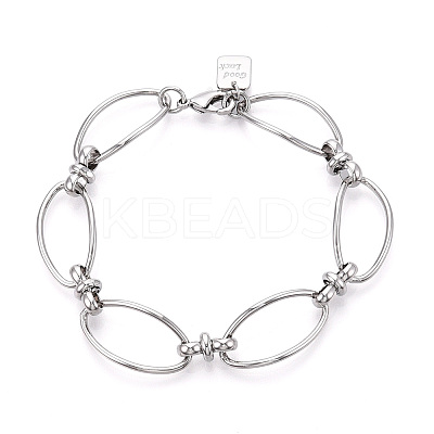 Brass Chain Bracelets BJEW-N032-01P-1