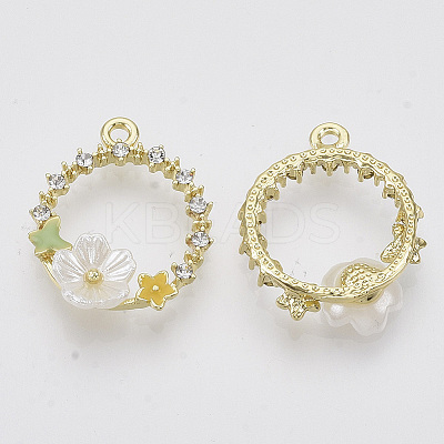 Alloy Enamel Pendants LS-X-ENAM-N051-18-1